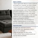 Ver imagem 6 de Sofá Retrátil e Reclinável 3 Lugares Veludo Vancouver 200cm Cinza