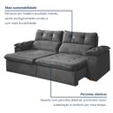 Ver imagem 4 de Sofá Retrátil e Reclinável 2 Lugares 200cm Vancouver