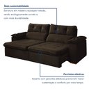 Ver imagem 4 de Sofá Retrátil e Reclinável 2 Lugares 200cm Vancouver