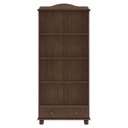 Ver imagem 5 de Cristaleira Madeira Maciça Vidro Liso 2 Portas Garnet Café - G74 - Gran Belo