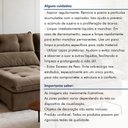 Ver imagem 7 de Sofá Retrátil e Reclinável 4 Lugares Veludo Vancouver 250cm Marrom Bege