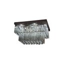 Ver imagem 2 de Lustre Cristal Retangular Led 6500k Bivolt Cor Prata Mod. 1529/400x600