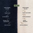Ver imagem 5 de Kit 2 Capas para Almofada Drapeada em Veludo Quadrada 43x43 com Enchimento 45x45 Cor:terracota e Azu