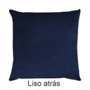 Ver imagem 7 de Kit 2 Capas para Almofada Drapeada em Veludo Quadrada 43x43 com Enchimento 45x45 Cor:terracota e Azu