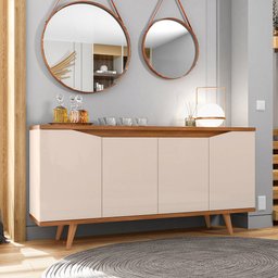 Buffet Louise Off White Cedro 4 Portas - 1