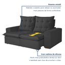 Ver mais imagens de Sofá Retrátil e Reclinável 2 Lugares 196cm Veneza