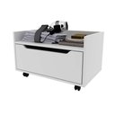 Ver imagem 6 de Bancada de Banheiro Suspenso C/ Rodizio Bn3647 S/ Cuba C/ 1 Gaveta 60cm Mármore Branco - Tecno