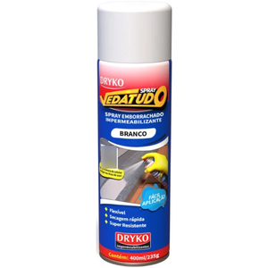 Spray Emborrachado Impermeabilizante Branco 400ml Dryko Branco