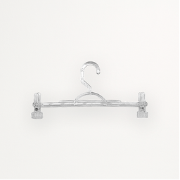 Kit 25 Cabides Saia com Presilha Transparente – Organize com Estilo e Praticidade - 2