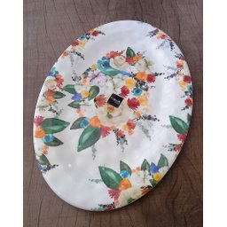 Travessa Melamina Colmar Haus Concept 40,5cm X 28cm Flores 2414 - 4