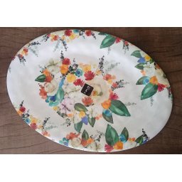 Travessa Melamina Colmar Haus Concept 40,5cm X 28cm Flores 2414 - 2