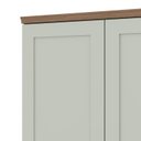 Ver imagem 5 de Cozinha Compacta Modulada 4 Peças 100% MDF 3 Armários Aéreos e Balcão com Tampo Iluminata Verde Mint