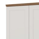 Ver imagem 5 de Cozinha Modulada 4 Peças 1 Balcão com Tampo 2 Aéreos 100% MDF Bege/Branco Fosco