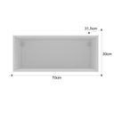 Ver imagem 3 de Armário Aéreo Basculante 1 Porta 70cm 2409 Yescasa Branco