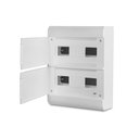 Ver imagem 3 de Quadro Sobrepor Ouro Box 24 Din Porta Opaca