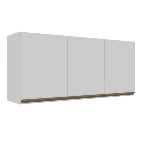 Armário Aéreo 3 Portas 120cm 2406 Yescasa Branco