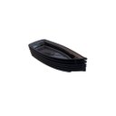 Ver imagem 1 de Kit 06 Barca Barco para Açaí Sushi Sashimi Bandeja 22 Preto