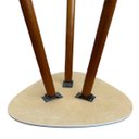 Ver imagem 6 de Mesinha de Canto Pé Palito Retrô Mdf 52cm com Pés em Madeira:branco