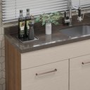 Ver imagem 7 de Balcão Gabinete de Pia 150 Cm 2 Portas e 2 Gavetas (sem Tampo e Pia) Rustic/crema Agata Madesa