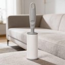 Ver imagem 2 de Kit Rolo Adesivo Tira Pelos e Fiapos Limpa Roupas Sofa Cama 50 Folhas Branco Sanremo