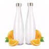 Kit 4 Garrafas Vidro Acqua 1 Litro Transparente 32cm Tampa Inox - Tuut - 6