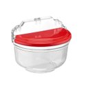 Ver imagem 1 de Saleiro de Parede Acrílico Transparente Moderno Cozinha para Bancada Balcão ou Fixação em Paredes Ac