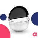 Ver imagem 7 de Saleiro de Parede Acrílico Transparente Moderno Cozinha para Bancada Balcão ou Fixação em Paredes Ac