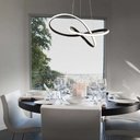 Ver imagem 2 de Lustre Luminária 3000k Orgon Pendente Iluminação Arco Led Perfil Infinito Moderno Luxo Sala de Janta