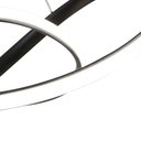 Ver imagem 6 de Lustre Luminária 3000k Orgon Pendente Iluminação Arco Led Perfil Infinito Moderno Luxo Sala de Janta