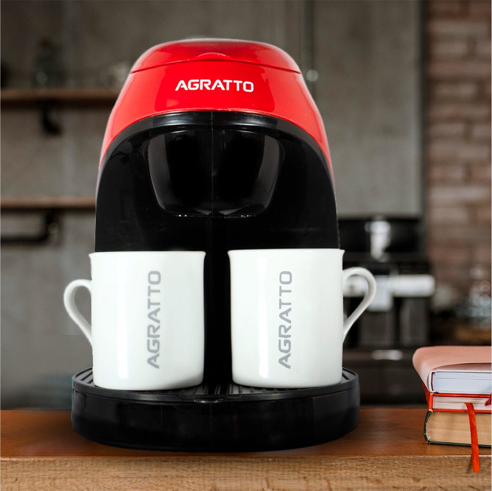 Cafeteira Agratto Aroma Acfp01i-02 Vermelha 2 Xícaras 450w - 220v - 2