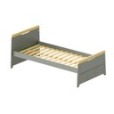 Ver imagem 3 de Cama Solteiro com LED Petit Casatema MadeiraOriginals Verde/Mel