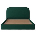 Ver imagem 7 de Cama Casal Flutuante com Cabeceira 140cm Aura W01 Bouclê Verde - Lyam Decor