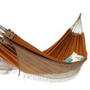 Ver imagem 1 de Rede de Descanso Antialergica Sol a Sol Casal Caramelo Tecido Brim