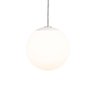 Luminária Pendente Lustre Vidro Globo Branco Fosco 20cm 1782 - 1