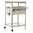 Ver imagem 1 de Churrasqueira Giratório 5 Espetos Portátil Apartamento