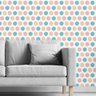 Papel de Parede Adesivo Bolinhas Coloridas N019031 0,58x3M - 4
