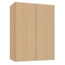 Ver imagem 1 de Armário Aéreo para Cozinha 100% MDF 60 cm 2 Portas Lótus Carvalho