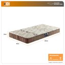 Ver imagem 2 de Colchão Solteirão Anjos Solteiro King Charleston Espuma D28 Bordado 96x203x14cm