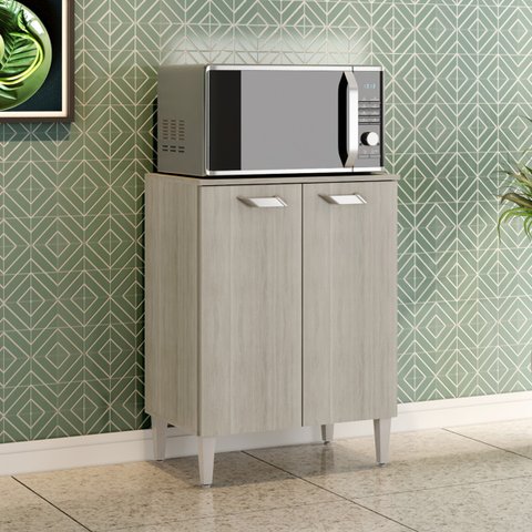Balcão Multiuso para Microondas com 2 Portas Celta Hr Móveis