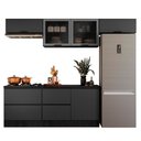 Ver imagem 4 de Cozinha Modulada Compacta com Tampo 5 Peças 280cm Etna Poliman Móveis