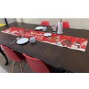 Ver imagem 4 de Caminho de Mesa Passadeira Toalha Natal Natalino Trilho Mesa de Jantar Decoraçao Festa Papai Noel Bo