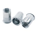 Ver imagem 2 de Porca Rebite Aba Plana Fina M6 C/ Recartilhado Zinco - 100un