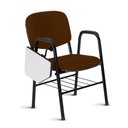 Ver imagem 2 de Cadeira Universitária para Auditórios Linha Hotel Marrom