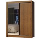 Ver imagem 5 de Guarda-roupa Solteiro Madesa Denver 2 Portas de Correr com Espelho