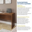 Ver imagem 7 de Escrivaninha Arani 115,5cm CabeCasa MadeiraOriginals Cinamomo