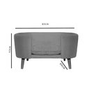 Ver imagem 5 de Caminha de Pet Veludo Rosa - Vallisa Decor