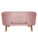Ver imagem 2 de Caminha de Pet Veludo Rosa - Vallisa Decor