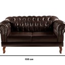 Ver imagem 7 de Conjunto Dom Pedro 2 e 3 Lugares Retrô Decorativo Chesterfield Classico