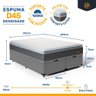Cama Box Baú com Colchão de Espuma D45 Pillow Top Fort Comfort King 193cm - 3