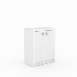 Balcão para Escritório 2 Portas Tecno Mobili - Branco - 1